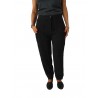 TADASHI pants woman with black elastic 100% polyester MADE IN ITALY