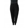 TADASHI pants woman with black elastic 100% polyester MADE IN ITALY