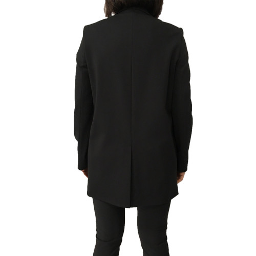HANITA long black jacket 65% viscose 30% nylon 5% spandex MADE IN ITALY