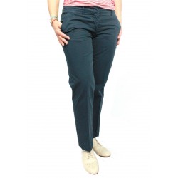 ASPESI blue trousers H101 mod women 100% cotton MADE IN ITALY