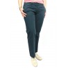 ASPESI pantalone donna mod H101 blu 100% cotone MADE IN ITALY