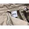 ASPESI women  beige trousers mod H111  100% cotton bottom 27 cm