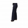 ASPESI women  blue  trousers mod H111  100% cotton bottom 27 cm