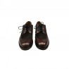 SEBOY'S Laced man shoe 100% mahogany leather and suede brown MADE IN ITALY