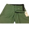 ASPESI pants man high green life mod FATIGUE A CP13 F202 with buttons 100% Cotton MADE IN ITALY