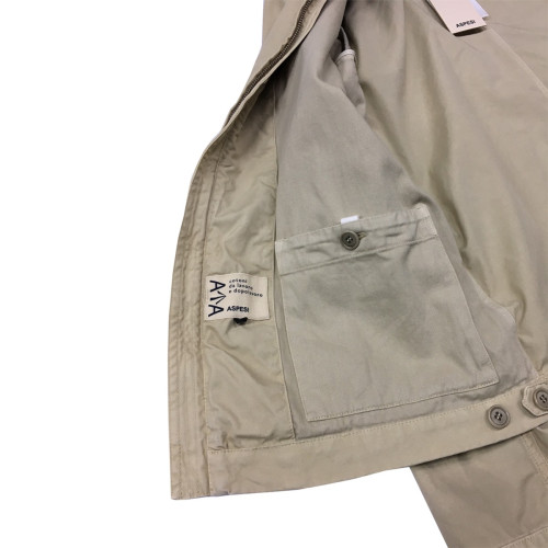 ASPESI vest man with beige zip mod NEW FENDER A CG37 B253 100% cotton