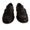 ICON LAB moccasin man unlined dark mod 740312 100% leather, rubber sole MADE IN SPAIN