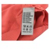 DELLA CIANA man crew neck sweater, coral color 100% cotton MADE IN ITALY