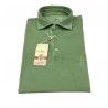 DELLA CIANA polo shirt half sleeve pocket, mod 71 / 47613L 100% cotton light green