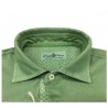 DELLA CIANA polo shirt half sleeve pocket, mod 71 / 47613L 100% cotton light green