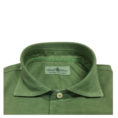 DELLA CIANA camicia uomo, colore verde chiaro, modello 71/43250 100% cotone