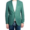 L.B.M 1911 giacca uomo sfoderata quadri verde 60% cotone 40% lino