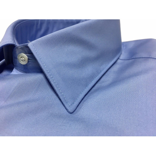 ASPESI shirt man mod SIXTEEN blue 100% cotton