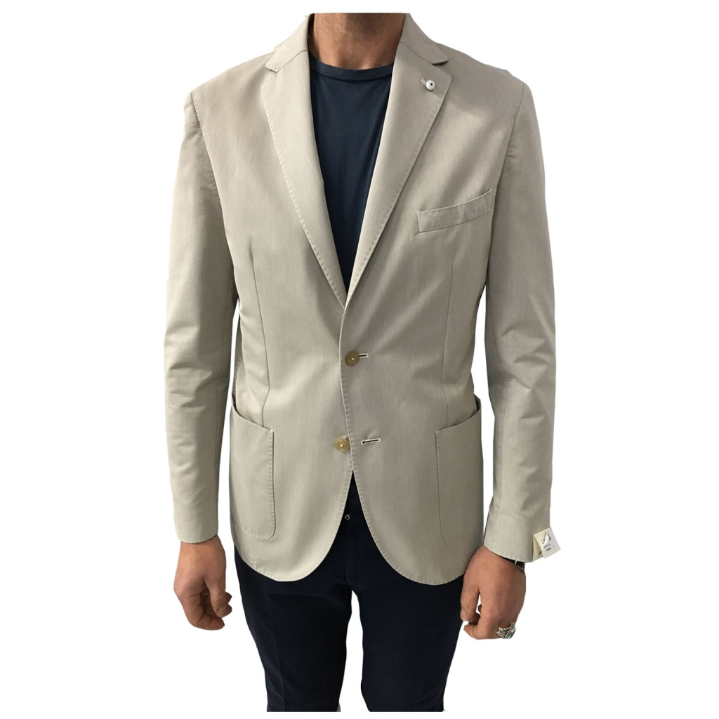 L.B.M 1911 jacket unlined man's jacket 52% cotton 48% polyester