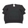 DELLA CIANA  knit man to V Anthracite 80% wool 20% cashmere slim fit MADE IN ITALY