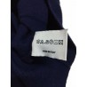 DELLA CIANA gilet uomo blu tampone profili grigio 80% lana 20% cashmere