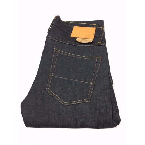 TELLASON jeans uomo mod 101.03 LADBROKE GROVE SLIME TAPERED CONE MILLS WHITE OAK