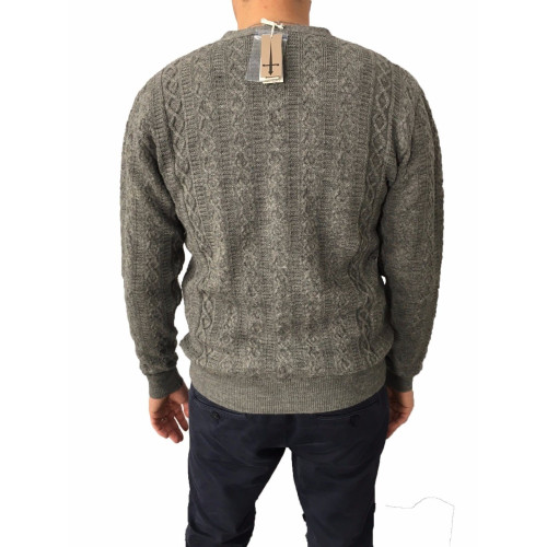 GRP cardigan uomo colore grigio  MADE IN ITALY