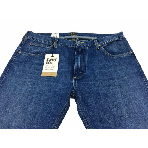 LEE 101 jeans man mod RIDER L9668941 100% cotton