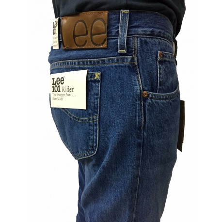 LEE 101 jeans man mod RIDER L9668941 100% cotton