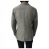L.B.M 1911 giacca uomo sfoderata blu chiaro, tessuto operato, 100% cotone regular slim