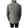 L.B.M 1911 giacca uomo sfoderata blu chiaro, tessuto operato, 100% cotone regular slim