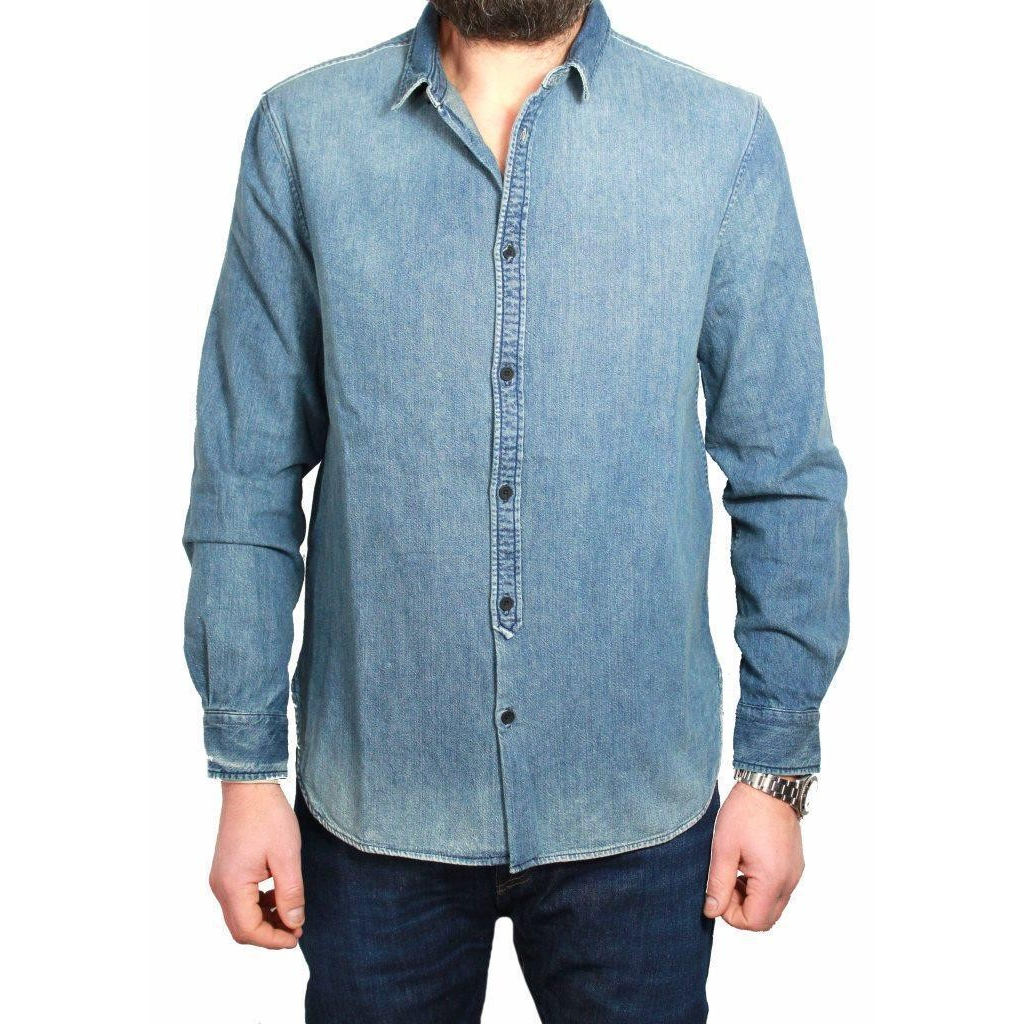 MADE & CRAFTED LEVI’S camicia 100% cotone vestibilità regular slim