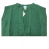  ASPESI Sleeveless Green shirt mod H805 C195 100% linen