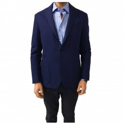 ASPESI  man's jacket unlined light blue mod CJ74 6268 100% cotton MADE IN ITALY