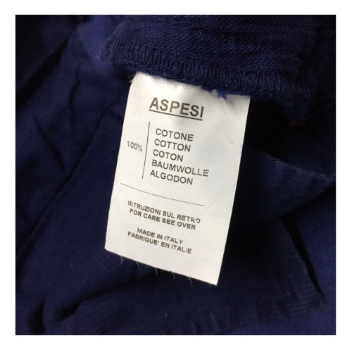 ASPESI light blue trousers with mod wear HERMAN SLIM CP61 F246R3 100% Cotton MADE IN ITALY