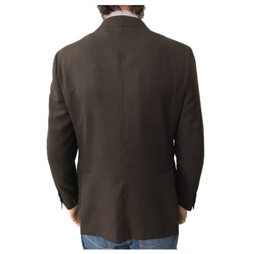 MICHELANGELO black JACKET unlined 100% wool MADE IN ITALY