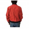 FLY3 giubbino uomo rosso foderato righe bianco/blu 100% nylon interno 100%cotone