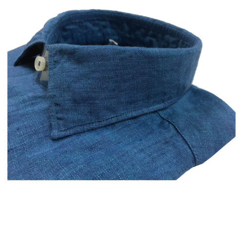 ICON LAB 1961 light blue sleeve shirt long sleeve 100% linen 