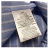 ICON LAB 1961 camicia uomo mezza manica Righe celeste/bianco 58% lino 42% coton