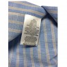 ICON LAB 1961 man's half sleeve shirt  lines 58% linen 42% coton