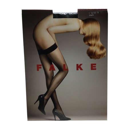 FALKE top hold ups  with black line mod 42084 74% polyamide 26% elastane