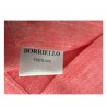 BORRIELLO NAPOLI camicia uomo corallo 100% Lino MADE IN ITALY