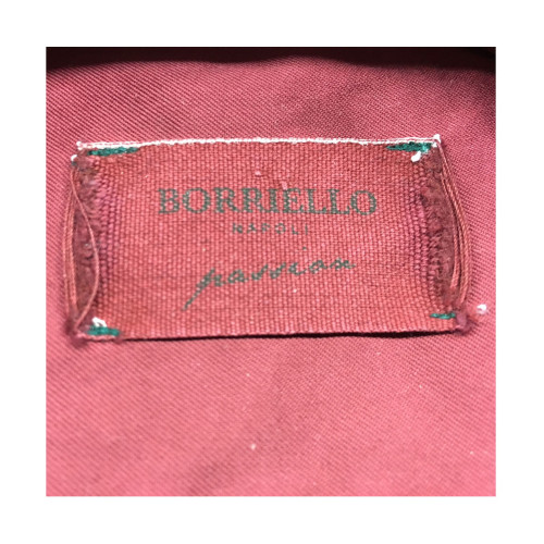 BORRIELLO NAPOLI camicia uomo bordeaux 100% cotone MADE IN ITALY 42-161/2