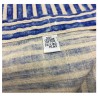 ICON LAB 1961 camicia uomo righe azzurro/beige 50% lino 50% cotone REGULAR SLIM
