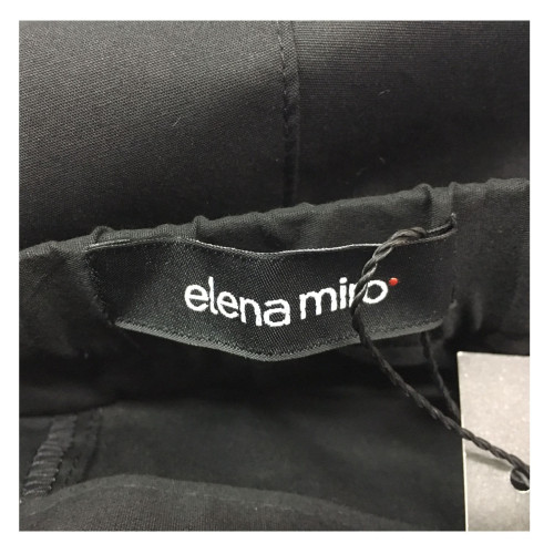ELENA MIRO' Black woman trousers 97% cotton 3% elastane  