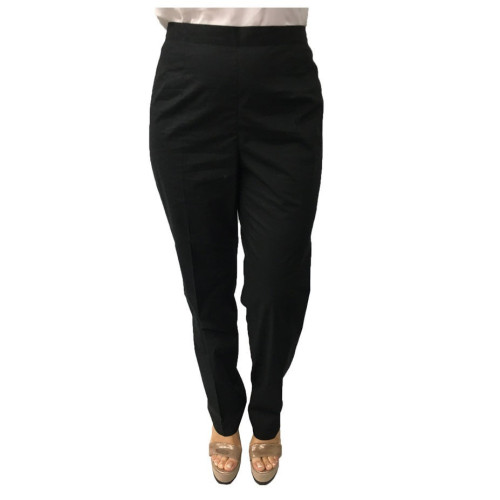 ELENA MIRO' Black woman trousers 97% cotton 3% elastane  
