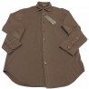 FERRANTE Long sleeve man shirt brown 100% cotton MADE IN ITALY