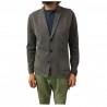 ALPHA STUDIO men's jacket jumper jacket, gray faded model AU-5022ES 100% cotton slim fit