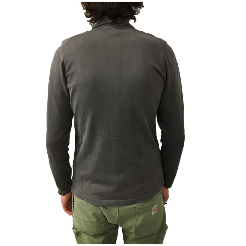 ALPHA STUDIO giacca felpa garzata uomo + maglia, grigio faded modello AU-5022ES
