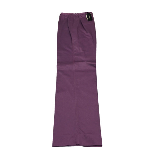 ELENA MIRO' pantalone donna viola 98% cotone 2% elastan