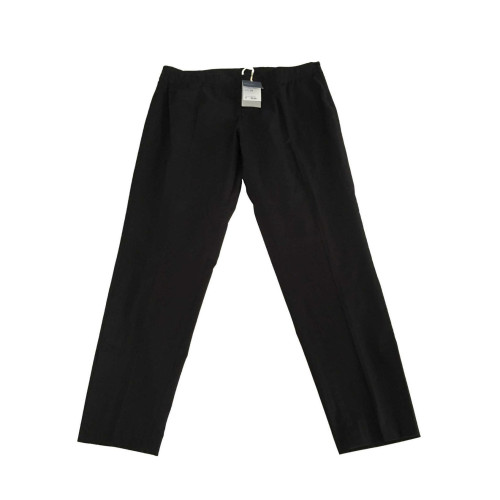 ELENA MIRO' woman trousers black short to ankle 98% cotton 2% elastane 