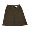 ELENA MIRO'  skirt length 80 cm brown 54% polyester 45% wool 1% elastane