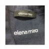 ELENA MIRÒ women dress with blue buttons 100% linen