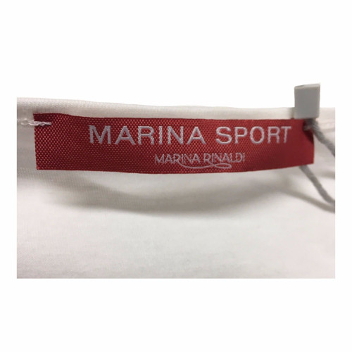 MARINA SPORT by Marina Rinaldi t-shirt avorio mod VALDO 100% cotone