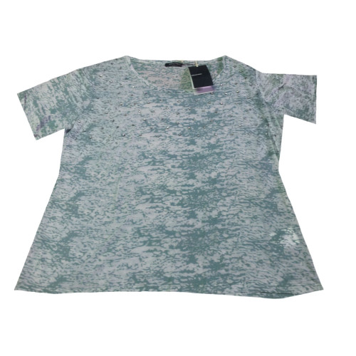 ELENA MIRO' t - shirt donna mezza manica  61% poliestere 39% cotone